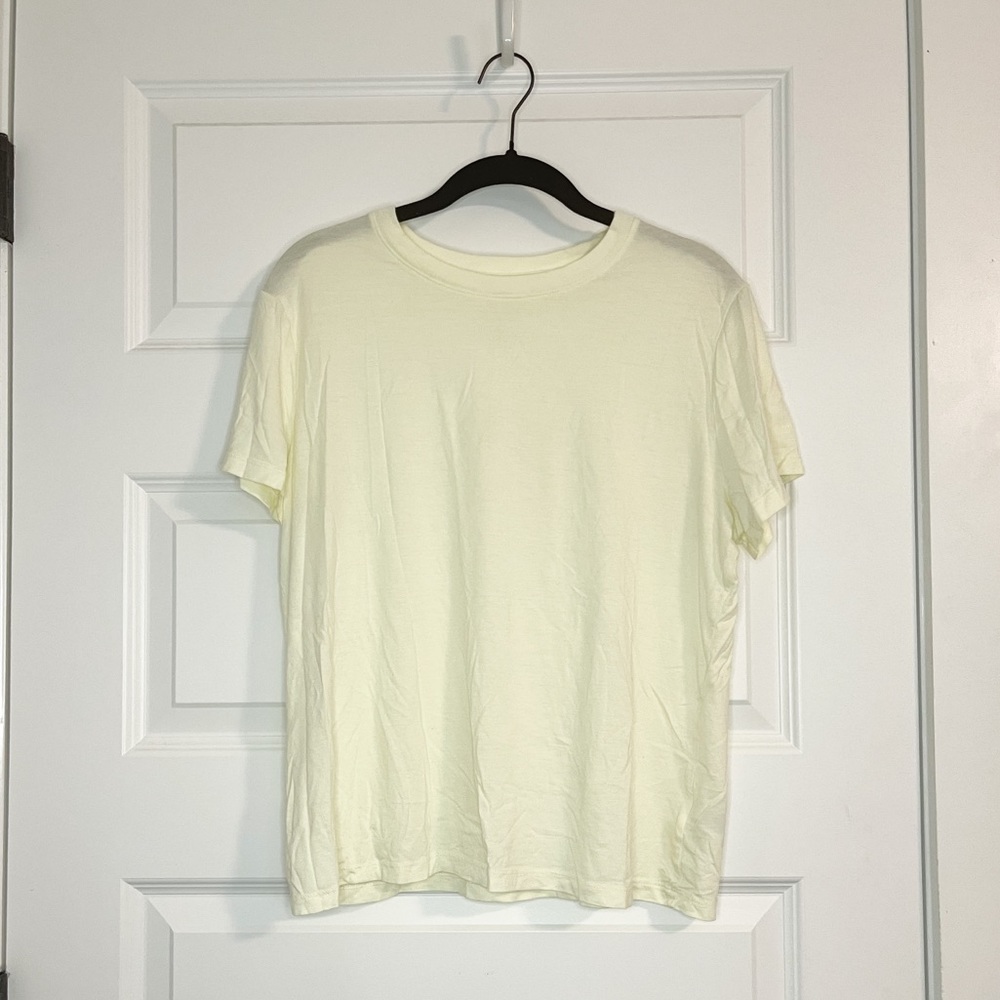 a new day Light Yellow T-Shirt, Size X-Large
